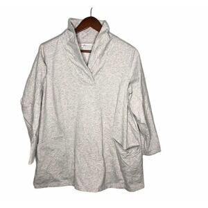 Denim & Co. Active Knit Long Sleeve Shawl Collar athleisure